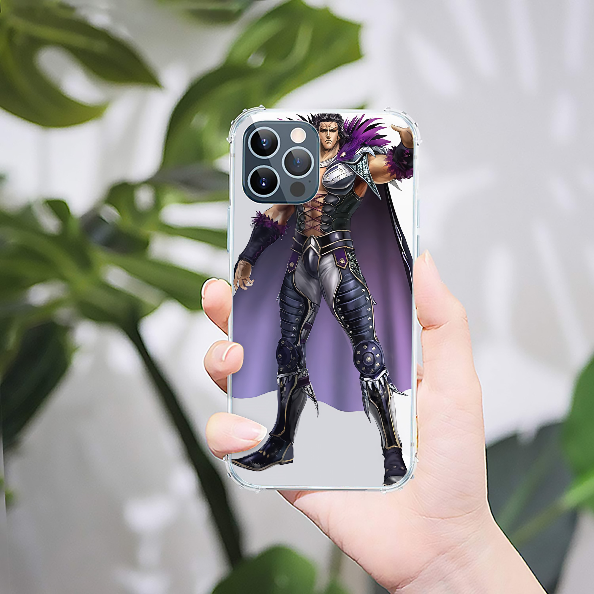（画像用） 北斗の拳 Fist of the North Star 【iPhone 12シリーズ対応】透明スマホケース（クリアソフトケース）